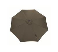 PROLOISIRS Toile Parasol Mat Droit 300 par 8 Polyester 200gr SD - Taupe Taupe