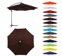 Toile Parasol Remplacement 2-3,0m 6/8 Baleines Déporté et Droit Anti UV | Polyester résistant • Protection solaire • Installation facile • Design durable • Jardin et terrasse