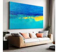 Toile Peinture 120x90cm sans Cadre Affiche Abstrait Minimaliste Peinture Huile oeuvre Mur Art Photo pour la Maison Salon Chambre Cuisine Peinture sur Toile Horizontal Tableau décor