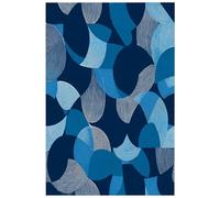 Toile Peinture Cercle Bleu Abstrait Affiche Decoration Murale Tableau Decoration Murale Salon Poster Mural Sans Cadre Tableaux, Posters Et Arts Décoratifs Tableau Peinture Chambre Moderne 30x40/1 Pcs