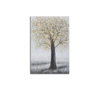 Toile Peinture Déco "Tree Simple" 80x120cm Multicolore