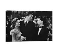 Toile Peinture È una vita meravigliosa Movie Bar Terrazza classica Parete retrò Celebritiests Stampa fotografica Moderna famiglia Camera da letto Decor Poster 30 * 50cm Senza Cornice