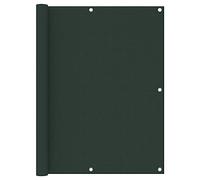 Toile Pergola,Écran de Balcon Vert foncé 120x400 cm Tissu Oxford,Auvent Porte d'entree pour Terrasse, Jardin, Extérieur