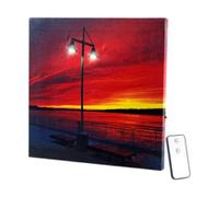 Toile photo à LED ''Promenade sur le Rivage'' Infactory