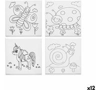Toile Pincello 29100258 Bois Tissu 12 pièces