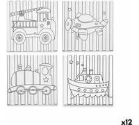 Toile Pincello 29100259 Bois Tissu 12 pièces