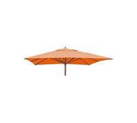 Mendler Toile pour parasol en bois Hwc-C57 – Polyester 3x3 m 3 kg – Terre cuite orange