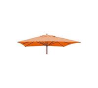 Toile pour parasol de gastronomie en bois MENDLER HWC-C57 4x4m polyester 3kg terre cuite