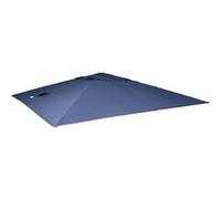Toile Pour Parasol De Luxe Hwc-A96 3x3m (Ø4,24m) Polyester 2,7kg Bleu Bleu