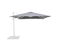 Toile pour parasol déporté 3x3m anthracite Malaga - Oviala