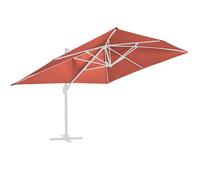 Toile pour parasol déporté 4x3m terracotta - Oviala