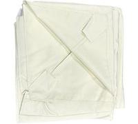 Happy Garden - Toile parasol déporté Molokai 3x4 m rectangulaire beige - polyester déperlant Anti-UV