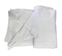 Toile de Rechange pour Parasol déporté Molokai 3x4m Blanc - rectangulaire, Polyester déperlant et Anti-UV