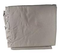 Toile de Rechange pour Parasol Droit HAPUNA 2,70m de diamètre Taupe - Ronde, Polyester déperlant et Anti-UV