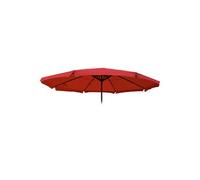 Toile Pour Parasol Meran Pro, Parasol De Marché Gastronomique Avec Volant Ø 5m, Polyester Bordeaux Rouge