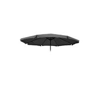 Toile pour parasol Meran Pro avec volant Ø 5m, polyester anthracite