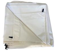 Toile Pour Pergola Autoportante 3 × 3m Cassis Beige Beige