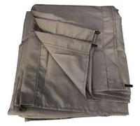 Happy Garden – Toile pergola autoportante Cassis Polyester 180 g/m² déperlante Taupe 3×3 m