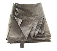 Toile Pour Pergola Murale 3 × 4m Fréjus Taupe Marron