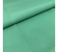 Toile pour point de croix 75 cm x 50 cm, 5,5 points/cm, 14 count, 100 % coton, couleurs au choix. 75cm x 50cm vert clair