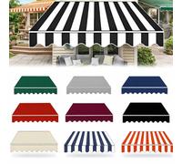 Toile pour Store Banne Manuel et Motorisé, Tissu de Rechange Imperméable pour Auvent Camping Car, Marquise Protection UV Voiles d'Ombrage pour Patio Extérieur Terrasse Jardin