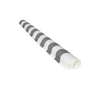 Toile pour Store banne Saule 3,5 × 3m - Toile rayée Blanche/Grise