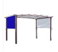 Toile pour Tonnelle Pergola Universelle de Remplacement, auvent d'extérieur, Couverture d'ombrage for Jardin, Porche, Cour, Barbecue, Plage, gazébo, Treillis de Raisin, Pergola(Blue)