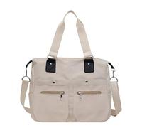 Toile Sacs Toted Nylon Multi Poche Pour Épaule Ordinateur Portable Travail Enseignant Sac À Main Pour Femmes Sacs Transversaux Cadeau Femmes Toile Multi Poche Grillé, Ow, Mass Beauty