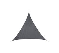Paris Prix – Voile d'ombrage triangulaire Curacao 3 x 3 x 3 m Polyester Gris