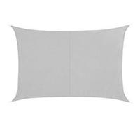 Toile solaire rectangulaire 2x3m luxe Hespéride Curacao blanc Blanc G