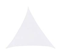 Toile Solaire Voile d'ombrage Triangulaire 2 x 2 x 2 m en Tissu déperlant - Coloris Blanc
