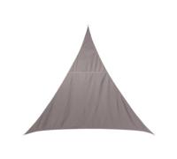 Toile Solaire Voile d'ombrage Triangulaire 4 x 4 x 4 m en Tissu déperlant - Coloris Taupe