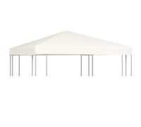 Toile Supérieure De Belvédère 310 G / M² 3 X 3 M Blanc Crème Blanc