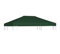 Toile Supérieure De Belvédère 310 G / M² 4 X 3 M Vert Vert