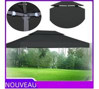 Toile supérieure de belvédère pour Tonnelle Tente Barnum Pavillon Toile couverture de Rechange- 310 g - m² 4 x 3 m CHAUD YNF