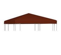 Toile supérieure de gazebo 310 g/m² 3x3 m Terre cuite vidaXL vidaXL