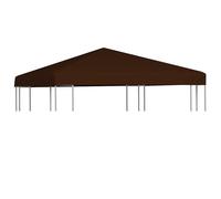 vidaXL Toile supérieure de gazebo 310 g/m² 3x4 m Marron