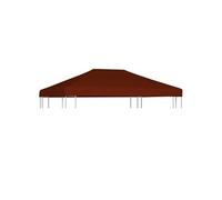 Toile supérieure de gazebo 310 g m² 3x4 m Terre cuite
