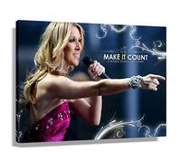 Toile Tableau 60 * 90cm Senza Cornice Celine Dion Pop Chansonfor Bagno Stampa Quadri per Soggiorno Decorazione Camera da Letto