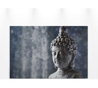 Toile Tête de Bouddha Bleu Gris 90x60 DD120320 Tableau sur châssis mural