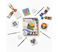 Toiles Magnétiques à Peindre - Set de 5 Pièces | Mini Canvases Magnétiques Formes Variées | DIY, Décoration & Cadeaux Personnalisés