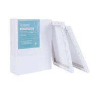 Toiles pré-étirées - EXERZ - 24 x 30 cm (5 pcs) - 100% coton 280 GSM - Ép. 1 7 cm - Blanches
