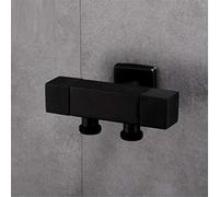 Toilet à main toilettes bidet pulvérisateur kit kit en laiton robinet noir à la main pour la salle de bain pittoleur de douche auto-nettoyage des toilettes musulmanes shattaf, c LWX