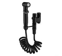 Toilet Bidet Sprayer Set,Hygienic Shower For Home Bathroom Toilet Bidet Shower Head Double Outlet Angle Valve(Black)