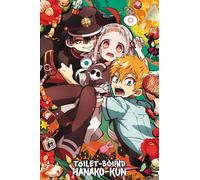 Toilet-Bound Hanako-Kun - Key Art - Poster de film de cinéma série TV - Dimensions : 61 x 91,5 cm + 2 barres d'affiche en plastique de 62 cm - Noir