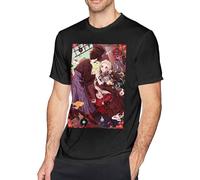 Toilet-Bound Hanako-Kun Yashiro Nene Men's Cotton Round Neck T-Shirt Fashion Black Manches Courtes(XX-Large)