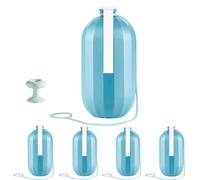 Toilet Cleaner,Toilet Bowl Cleaners Gel Bottle Kit, Automatic Toilets Bowl Cleaning Bottle With Odor Removal,Concentrated All-Purpose Stain Fighter Keep,Deep Clean Agent Tablets Block (5 PCS)