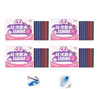 Toilet Cleaning Sticks, Multi-Functional Concentrated Toilet Bowl Cleaning Sticks, Easy-to-Use Descaling Toilet Cleaner, for Descaling And Deodorizing, Long-lasting Freshness (4PCS)