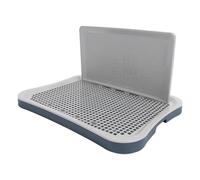 Toilet de Chien avec Un Pot de Pot en Filet W - en Maille Portable pour Le Chien DS dans la Marine (Bleu foncé)