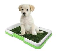 Toilet de Chien de l' Artificielle, Toilettes à Chiens Shiba intérieures avec Plateau, Tapis de Toilette pour Chiots, Conception Trois pièces à l'épreuve à l'épreuve des échanges, réutilisable